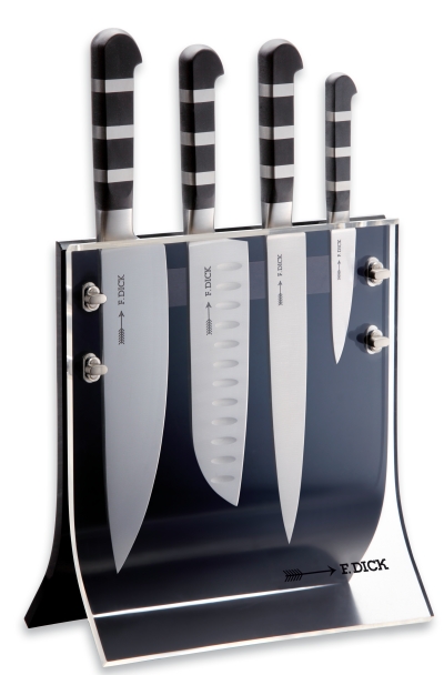 Knivblokk i kunstoff med magnetholder